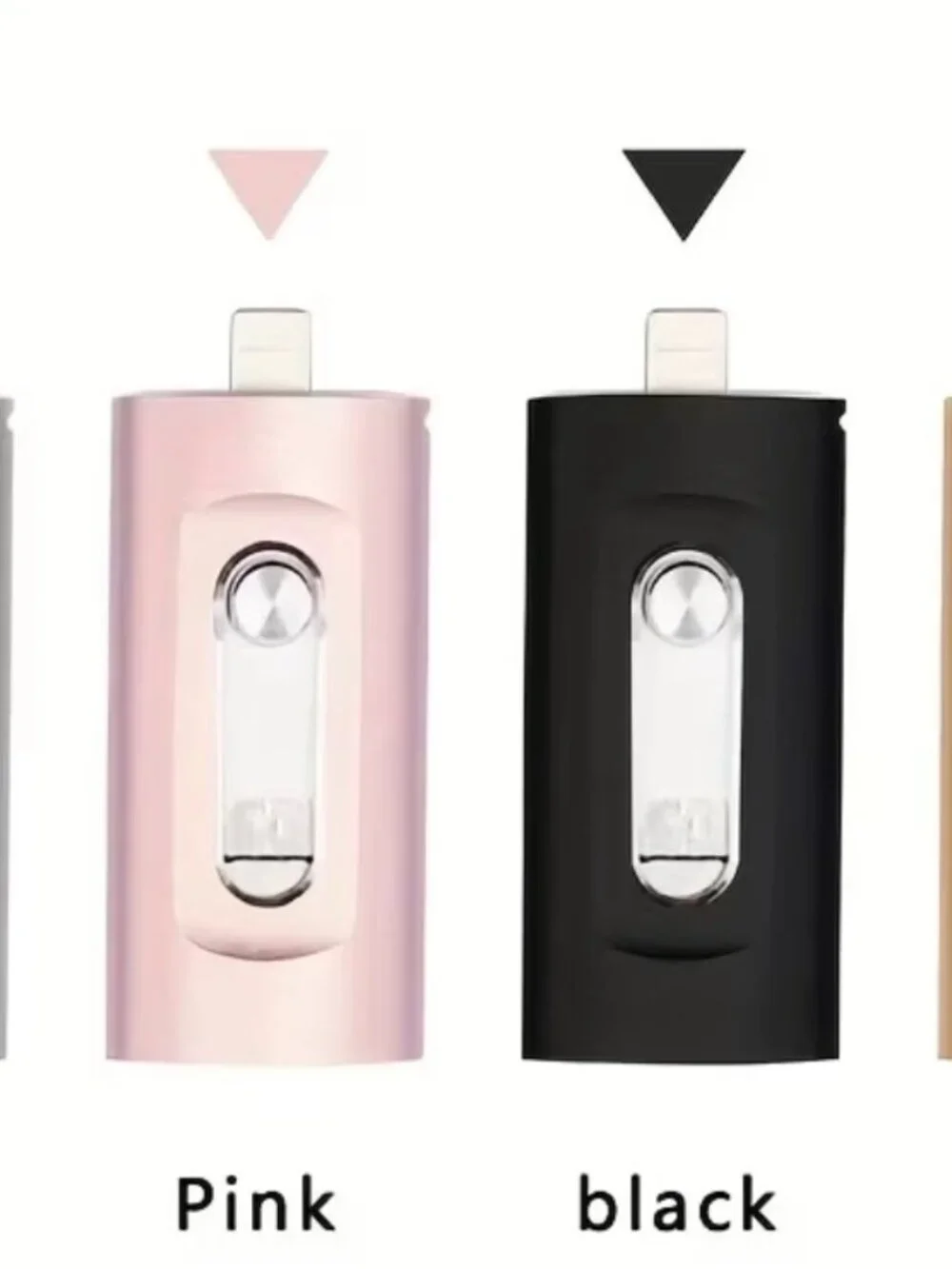 128GB Pink 3‑in‑1 Flash Drive – iPhone, Android & Windows Compatible